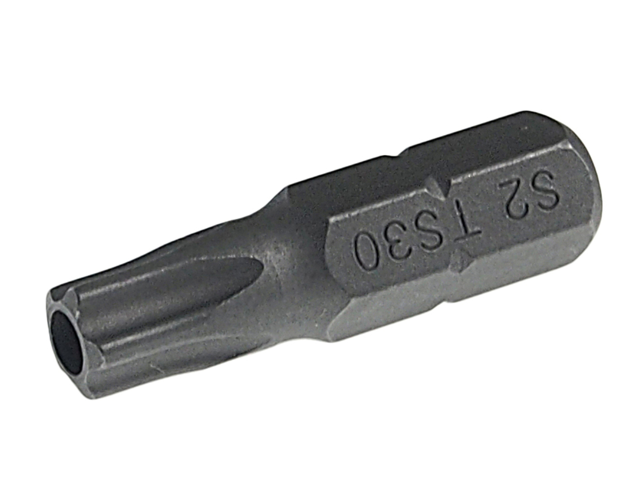 Бита TORX TS30Hх25мм 1/4" 5-ти гранная с отверстием JTC JTC-1192530