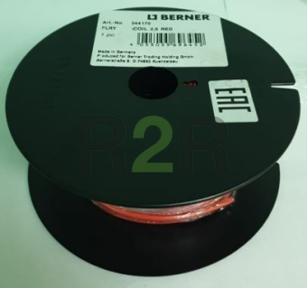 Провода FLY с одиночной изоляцией красный 1,0  BERNER