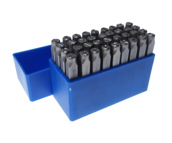 Клейма буквенные кириллица 6мм (HRC 60+-2град. DIN 1451) JTC JTC-JW0915-6